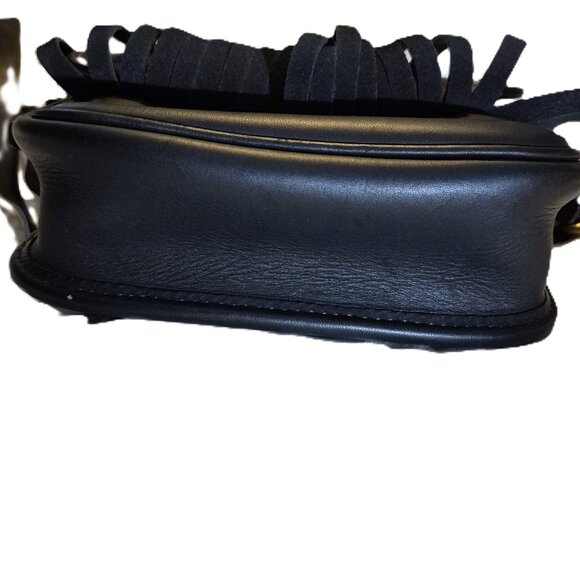 Vintage. Dooney and Bourke ,.FIONA Crossbody, mini saddlebag. NWOT, black. 2005 - Picture 9 of 13